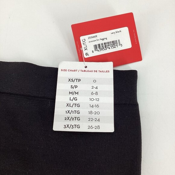 SPANX Womens Sz XL EcoCare Look At Me Now High-Waisted Seamless Leggings Black - Picture 3 of 12